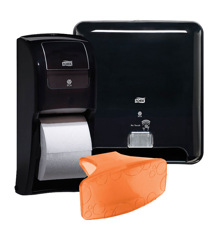 Washroom products, toilet paper, airless dryer