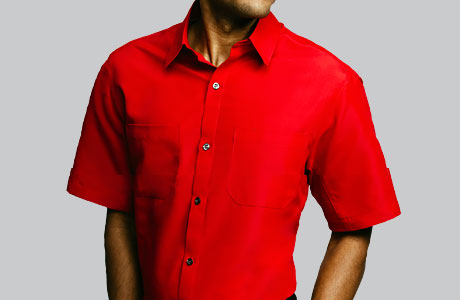 Mens Flex Fit Rip Stop Shirt - RED